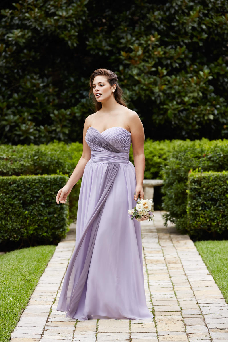 French Novelty Size 10 Marsala Wtoo 806 Two Tone Long Bridesmaid Dress