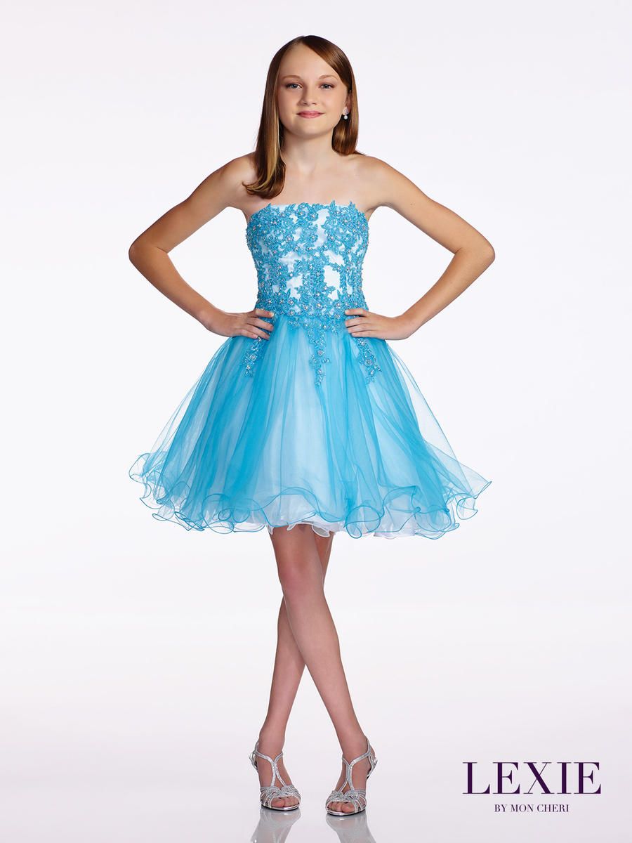 Lexie by Mon Cheri TW11657 Tween Lace Formal Dress