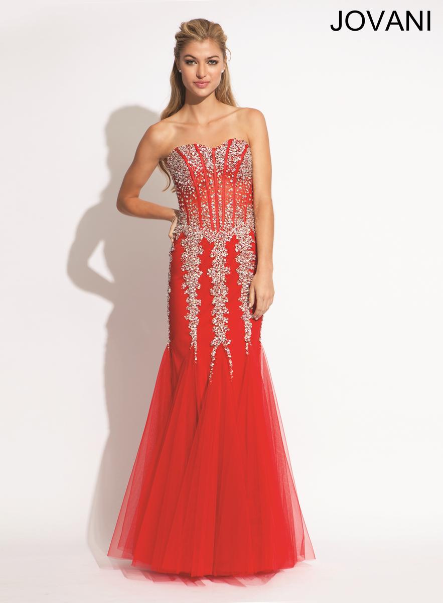 French Novelty: Jovani 5908 Tulle Mermaid Dress