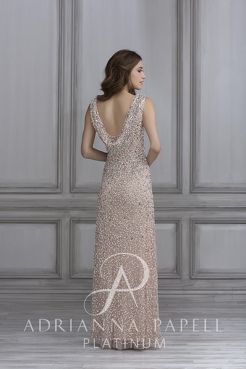 Adrianna papell platinum clearance 40135