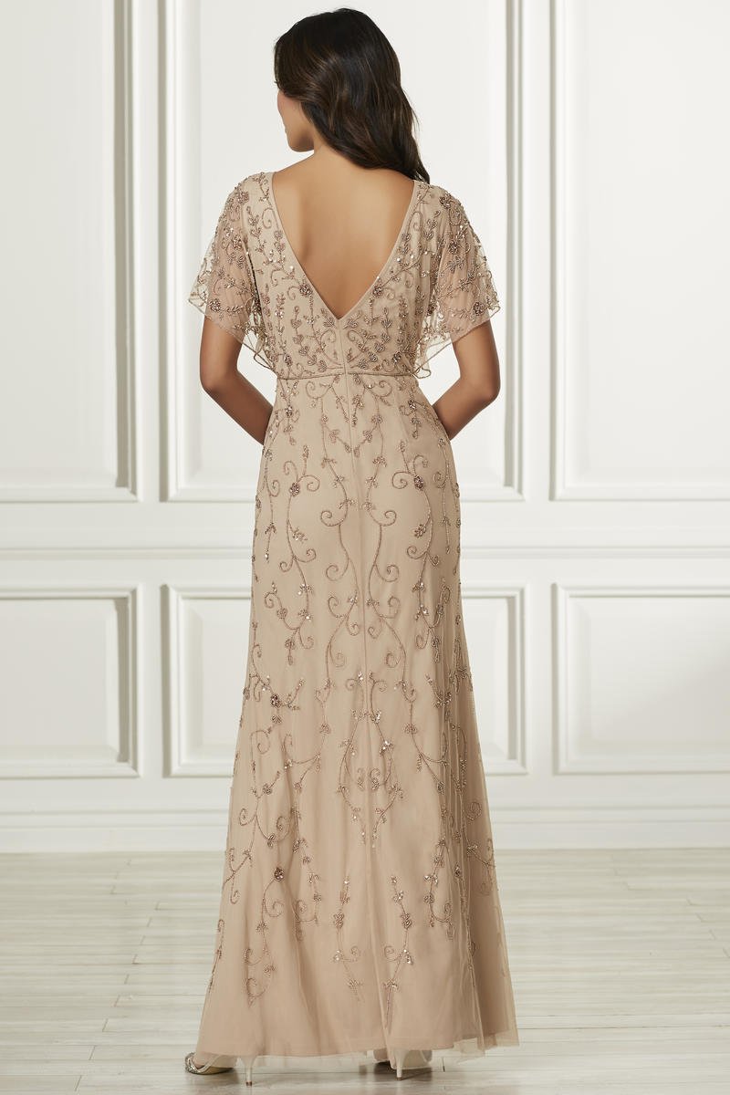 Adrianna Papell 40171 Flutter Sleeve Bridesmaid Dress