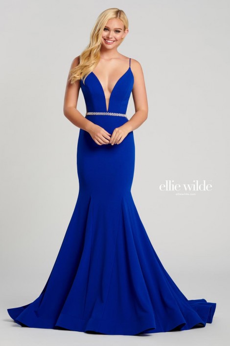 ellie wilde royal blue prom dress