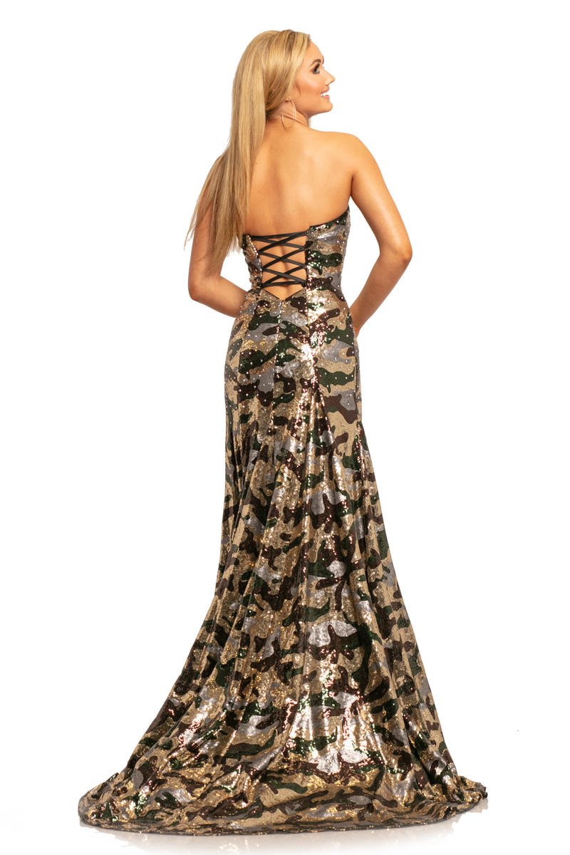 camo prom dresses