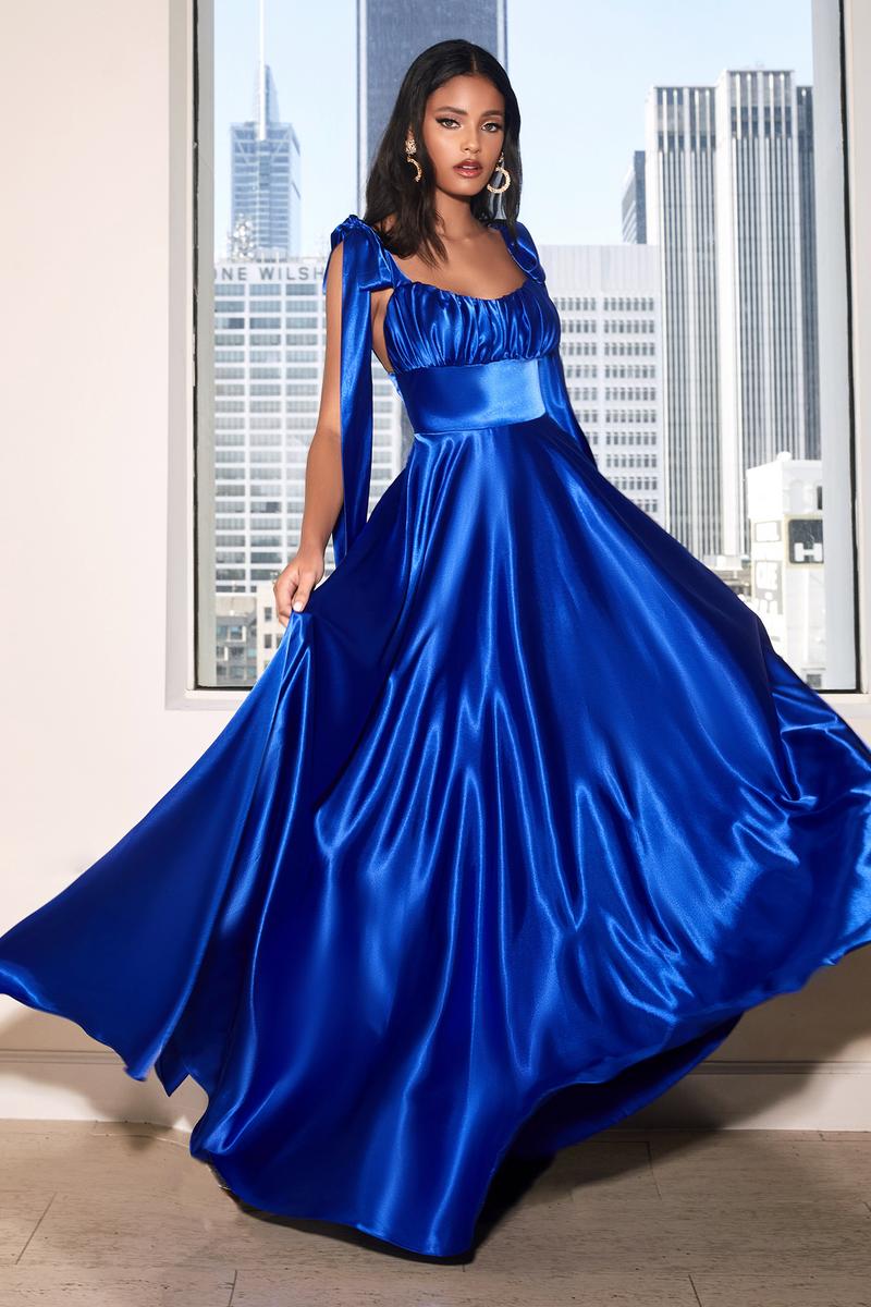 Ruched discount prom dress