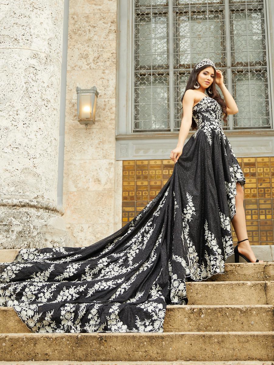 French Novelty House of Wu 26020 High Low Quinceanera Gown