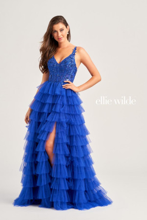 Size 18 Royal Blue Ellie Wilde by Mon Cheri EW35059 Prom Dress