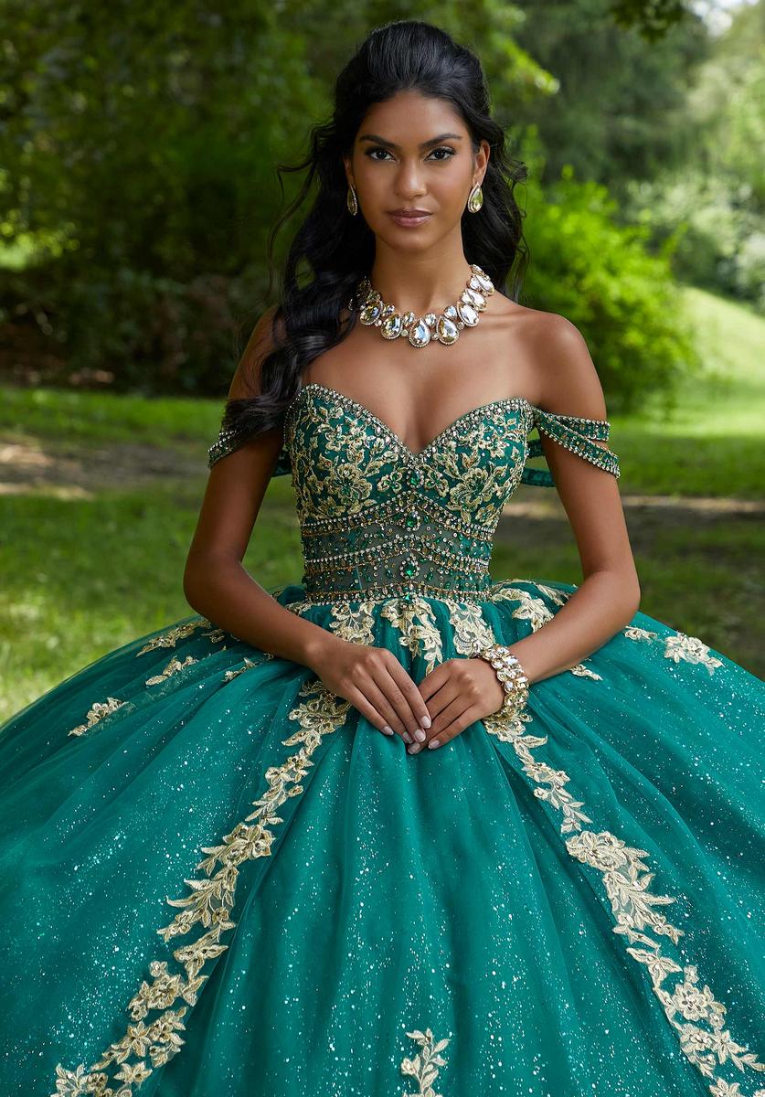 Teal and gold quinceanera dresses hotsell