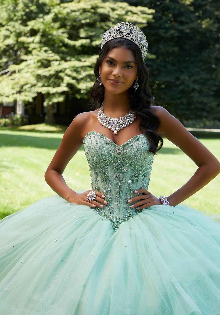 French Novelty: Vizcaya 89449 Regal Corset Quinceanera Dress French Novelty: Vizcaya 89449 Regal Corset Quinceanera Dress