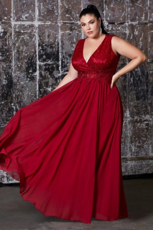 Ladivine S7201 Large Size Prom Dress