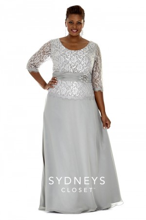 Sydneys Closet SC4020 Plus Size Mother of the Bride Gown