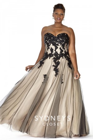 Sydneys Closet SC4049 Plus Size Formal Gown