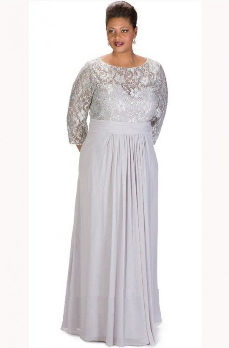 silver plus size dresses cheap