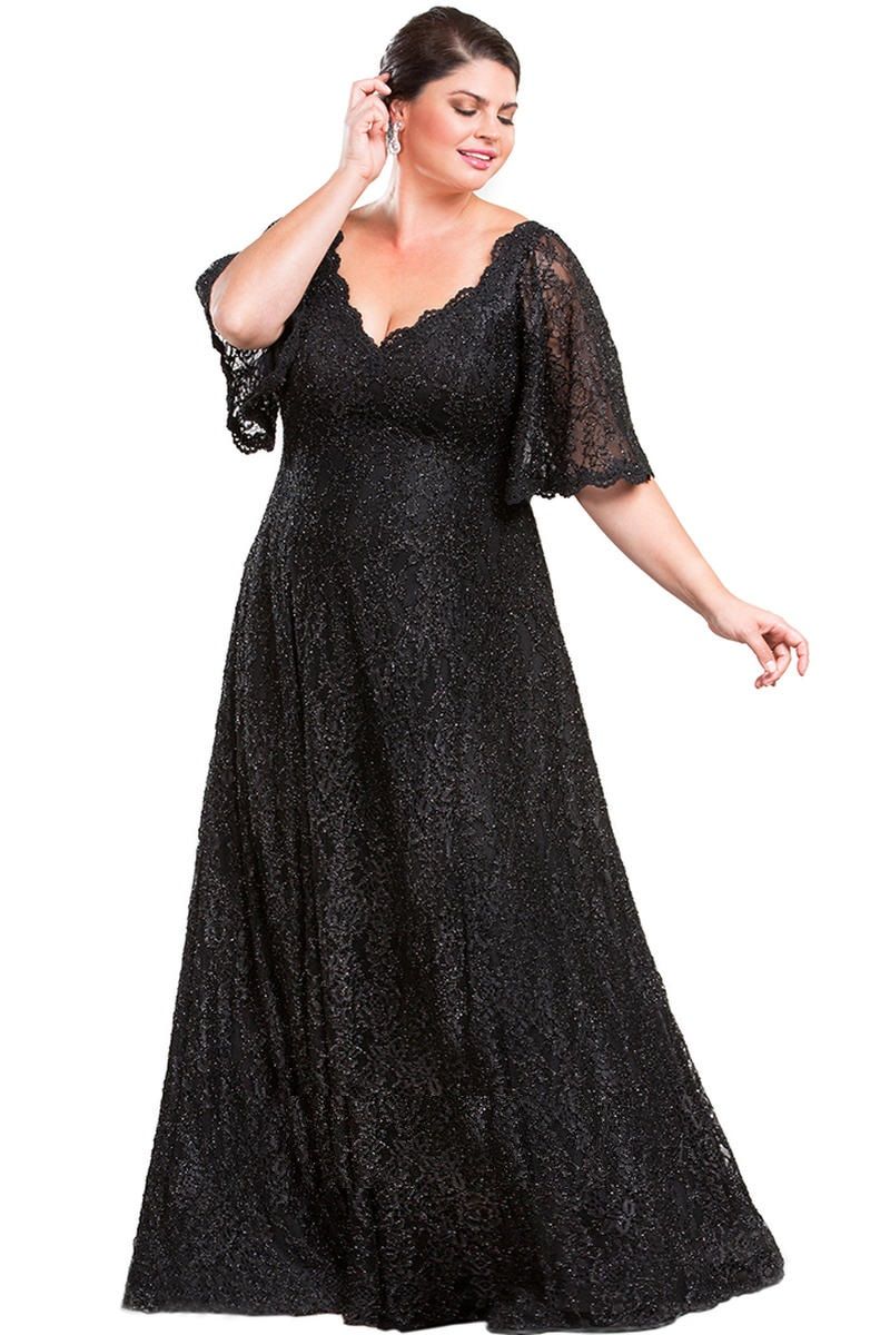 beaded lace gown