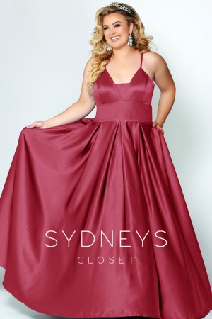Sydneys Closet SC7270 Classic Beauty Plus Size Prom Dress