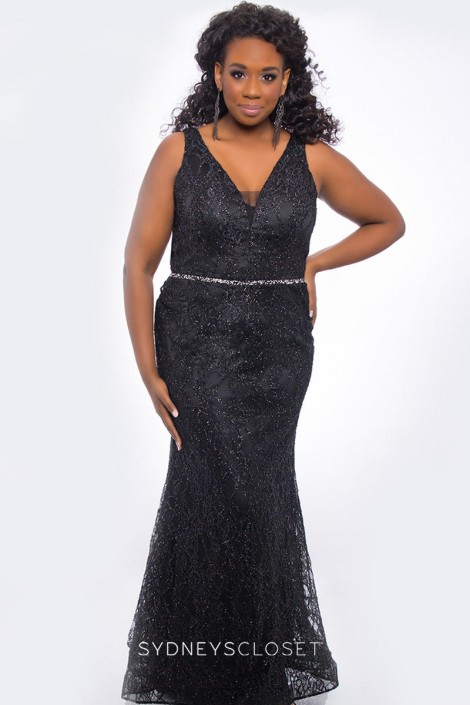 plus size fitted prom dresses