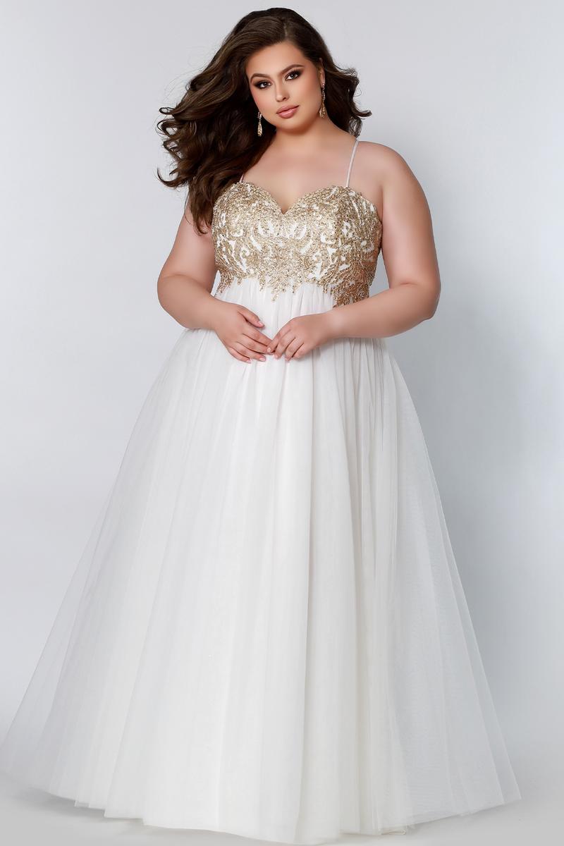 French Novelty: Sydneys Closet SC7309 Aphrodite Plus Size Prom Dress