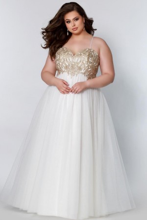Sydneys Closet SC7309 Aphrodite Plus Size Prom Dress