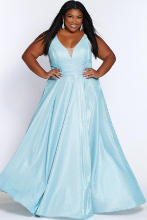 Sydneys Closet SC7324 Sweet Plus Size Prom Dress