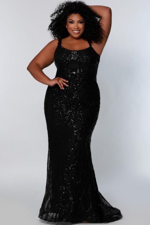 Sydneys Closet SC7332 Top Secret Plus Size Gown