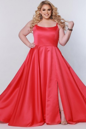 Sydneys Closet SC7335 Lucky Lady Plus Size Gown
