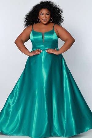 Sydneys Closet SC7338 Night Owl Plus Size Gown