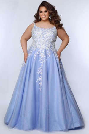 Sydneys Closet SC7350 Fairy Tale Beginning Plus Size Gown