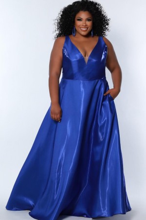 Sydneys Closet SC7356 Be My Beau Plus Size Gown