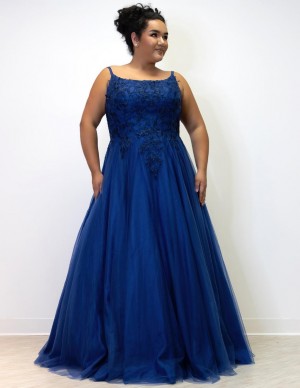 Sydneys Closet SC7357 For the Love of Lace Plus Size Gown