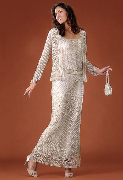 3 piece evening wear