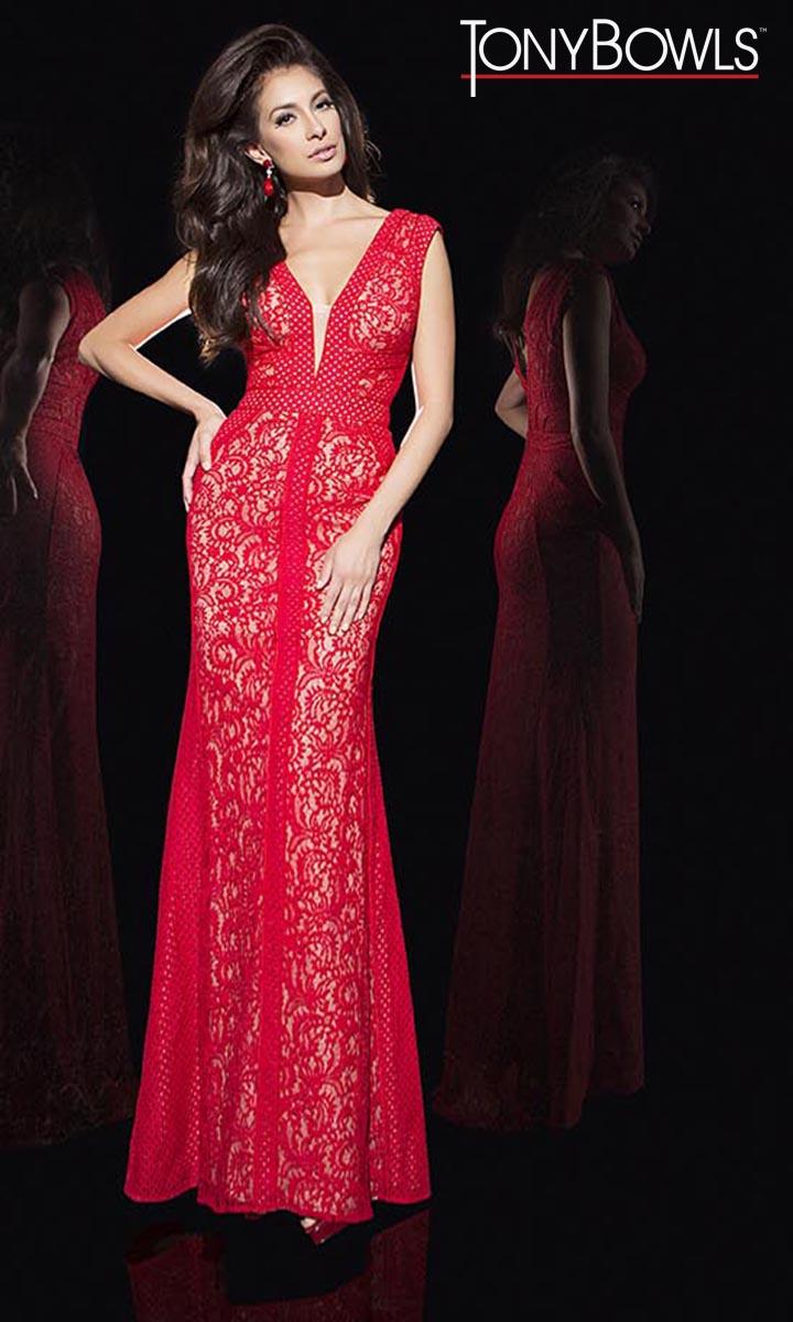 White Cocktail Dresses Tony Bowls