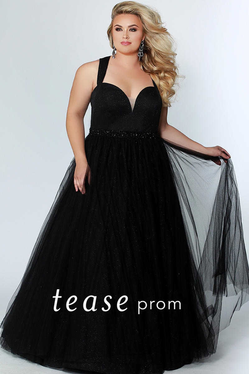 French Novelty: Sydneys Closet TE1925 Tease Glitter Prom Dress
