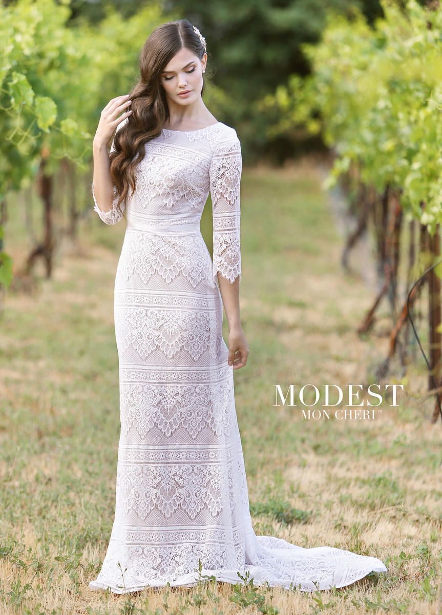 modest sheath wedding dresses