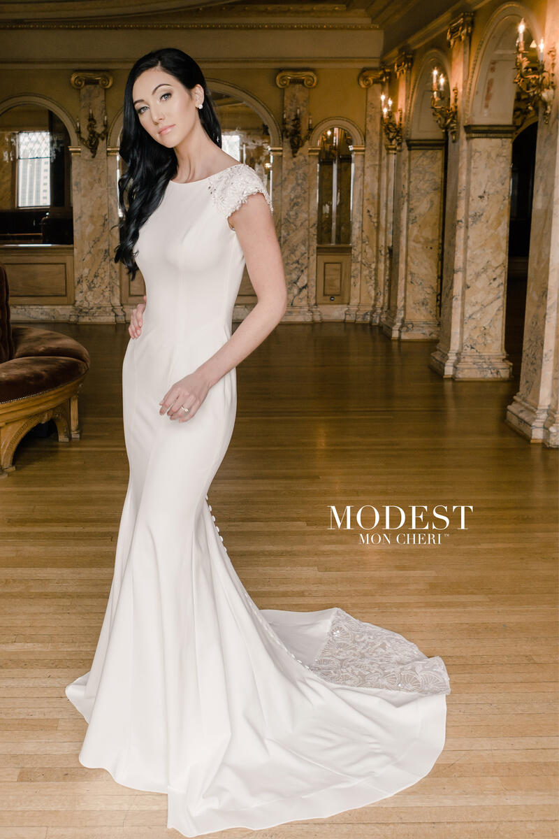 Elegant modest sales wedding dresses
