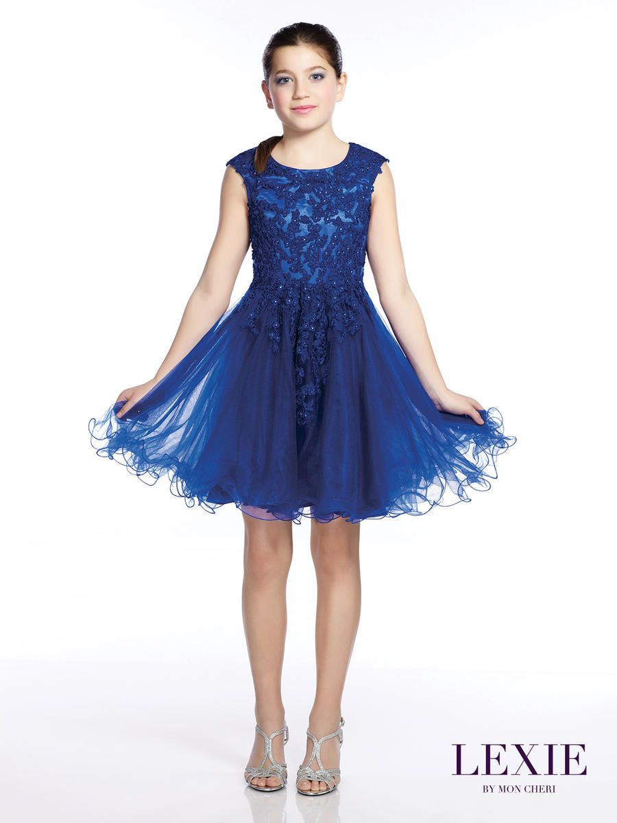Lexie by Mon Cheri TW21535 Tween Party Dress: French Novelty