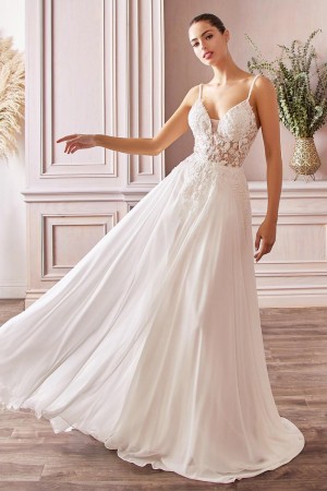 Cinderella Divine TY11 Sheer Wedding Dress