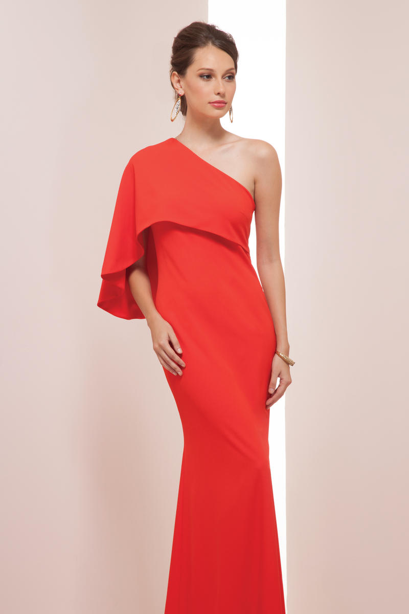 evening gown one shoulder