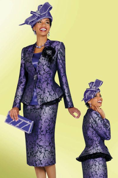 purple church dress