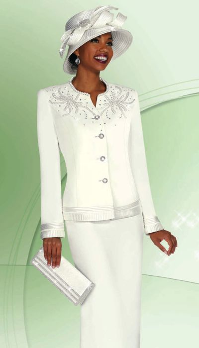 ladies white suits for church