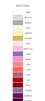 Bari Jay Bridesmaids Bella Chiffon Color Chart