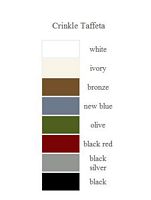 Bari Jay Bridesmaids Crinkle Taffeta Color Chart