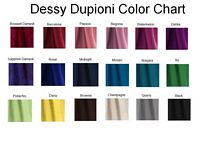 Dessy Bridesmaids Dupioni Color Chart