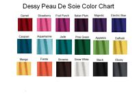 Dessy Bridesmaids Peau De Soie Color Chart