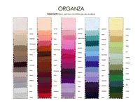 Jordan Bridesmaids Organza Color Chart