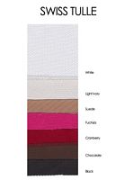 Jordan Bridesmaids Swiss Tulle Color Chart