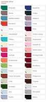 Watters Bridesmaids Duchess Satin Color Chart
