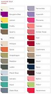 Watters Bridesmaids Dupioni Silk Color Chart