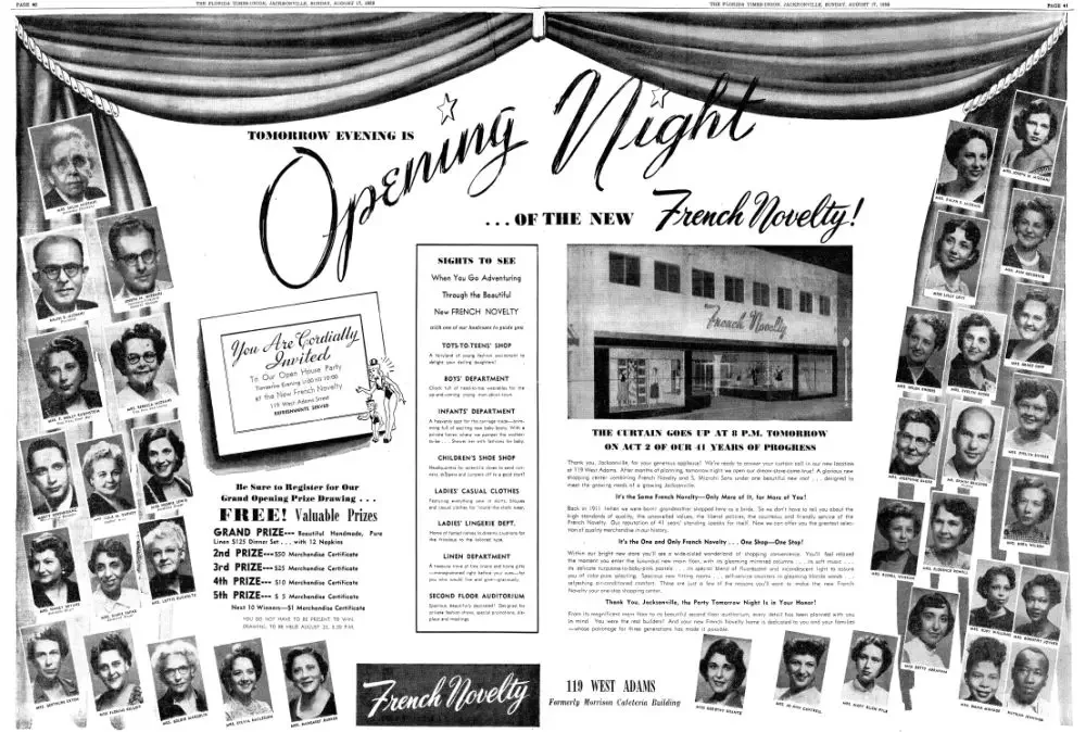 Grand Opening Ad 1952
