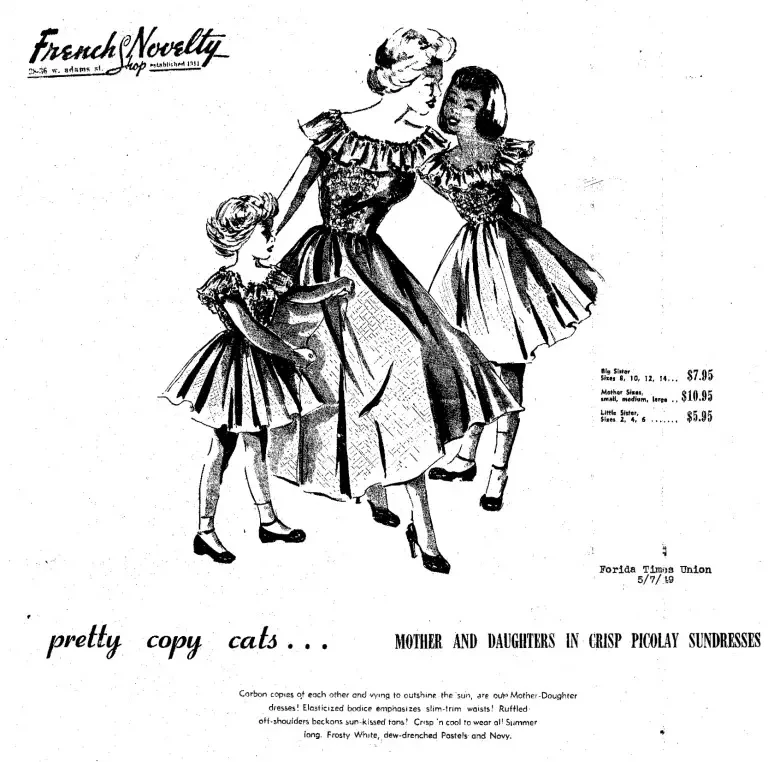 French Novelty Shop Times Union Ad.